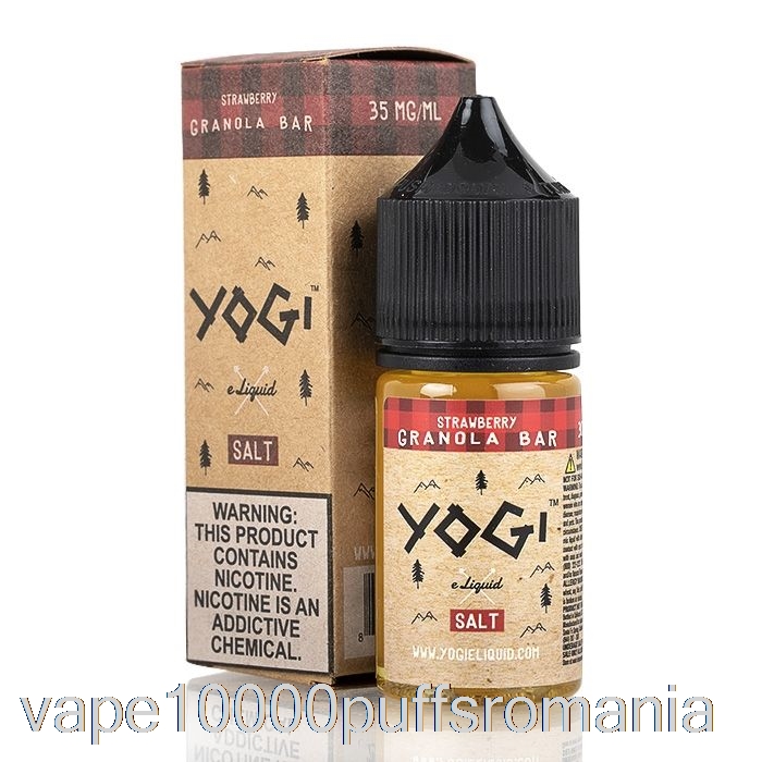 Baton Granola Cu Capsuni Vape Romania - E-lichid Saruri Yogi - 30ml 35mg